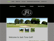 Tablet Screenshot of jacktonegolfcourse.com